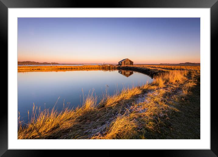 Dawn At Newtown Creek Framed Mounted Print by Wight Landscapes