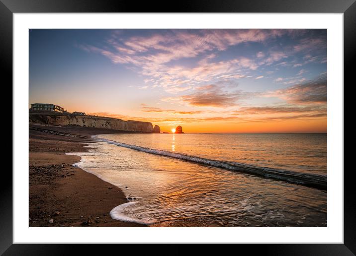 Freshwater Bay Sunrise Framed Mounted Print by Wight Landscapes