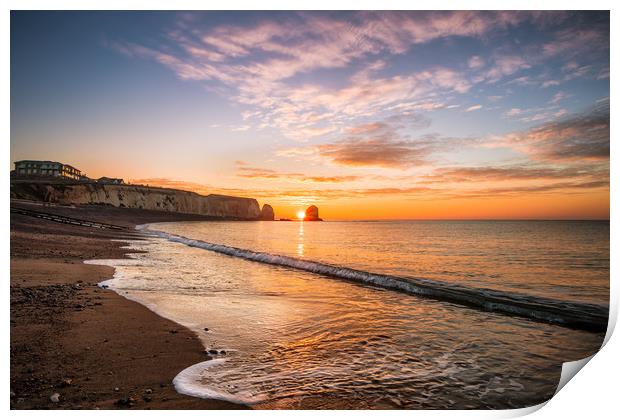 Freshwater Bay Sunrise Print by Wight Landscapes