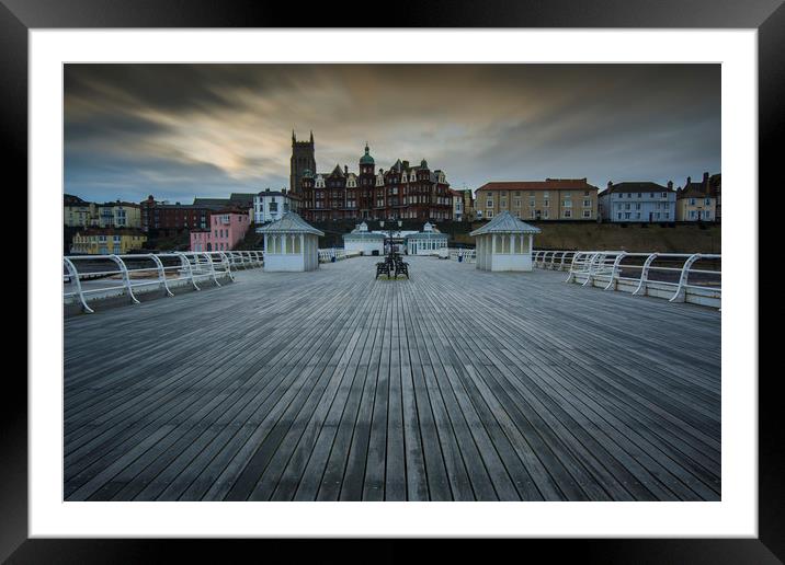 Cromer from the Pier Framed Mounted Print by Mark Hawkes