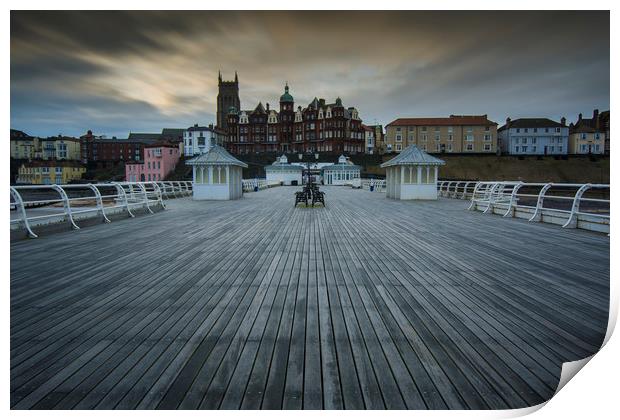 Cromer from the Pier Print by Mark Hawkes