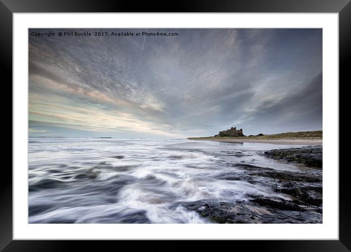 Bamburgh Castle Framed Mounted Print by Phil Buckle