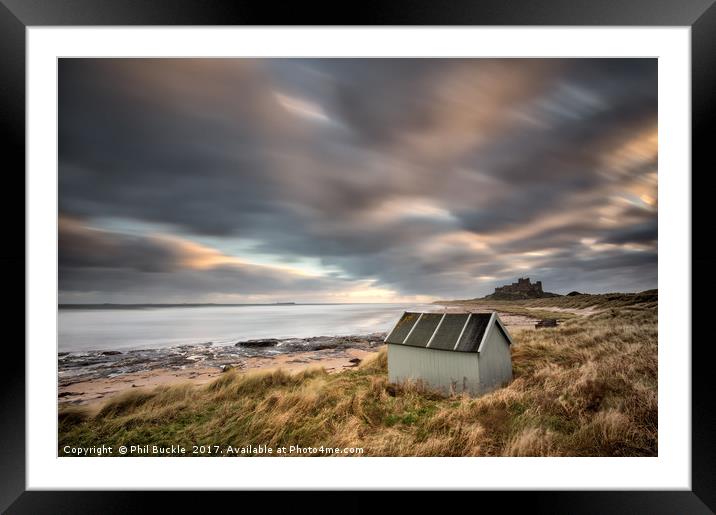 Bamburgh Castle Shed Framed Mounted Print by Phil Buckle