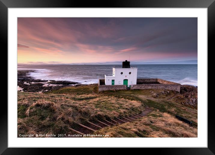 Black Rocks Point Lighthouse Framed Mounted Print by Phil Buckle