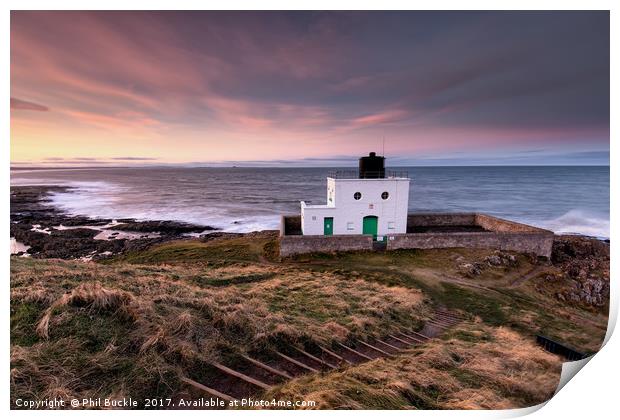 Black Rocks Point Lighthouse Print by Phil Buckle