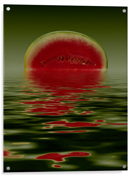 Water Melon Acrylic by David French
