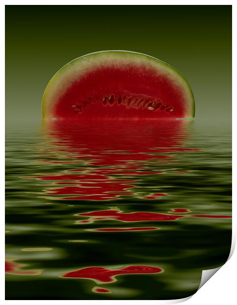 Water Melon Print by David French