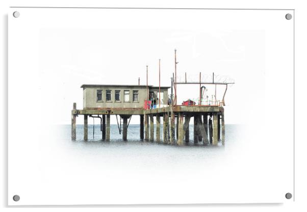 Abandoned Pier Acrylic by Jack Byers