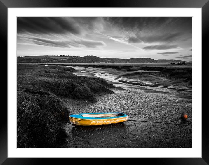 Serenity on the Estuary Framed Mounted Print by Colin Allen