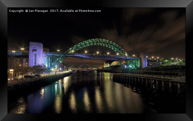 Tyne Bridge, Newcastle Framed Print by Ian Flanagan
