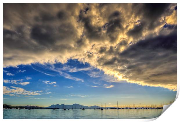 The Bay of Pollensa Print by Perry Johnson