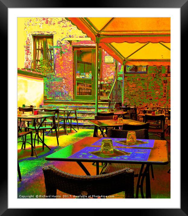 Osteria Framed Mounted Print by Richard Harris