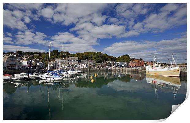 Padstow Harbour Print by Mike Gorton