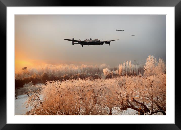 A Cold Cold Morning Framed Mounted Print by J Biggadike