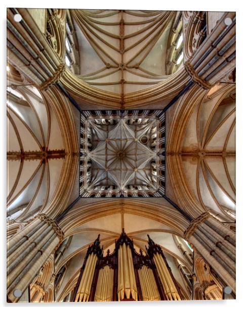 Lincoln Cathedral Acrylic by Gavin Wilson