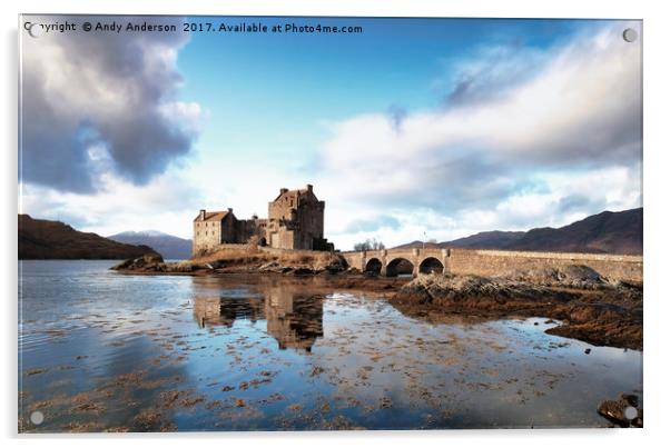Eilean Donan Castle - Loch Duich, Scotland Acrylic by Andy Anderson