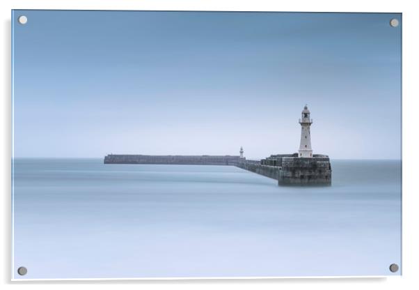Dover Lighthouse Acrylic by Ian Hufton