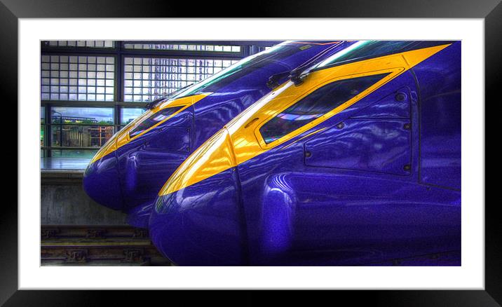 Javelins at St Pancras Framed Mounted Print by Rob Hawkins