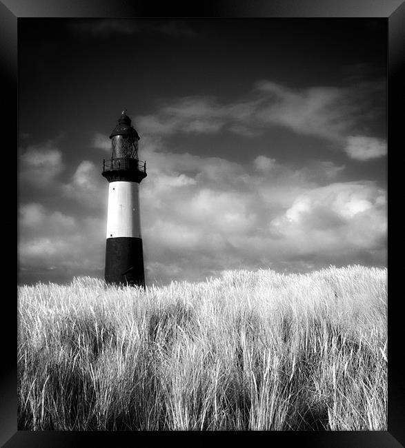 Cape Pembroke lighthouse Framed Print by Paul Davis