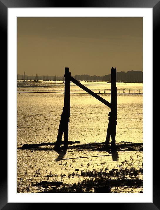 River Orwell Framed Mounted Print by Will Black