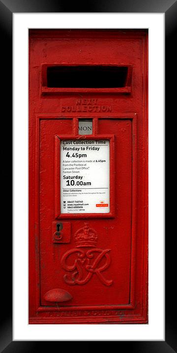 Red Letter Day Framed Mounted Print by Peter Elliott 