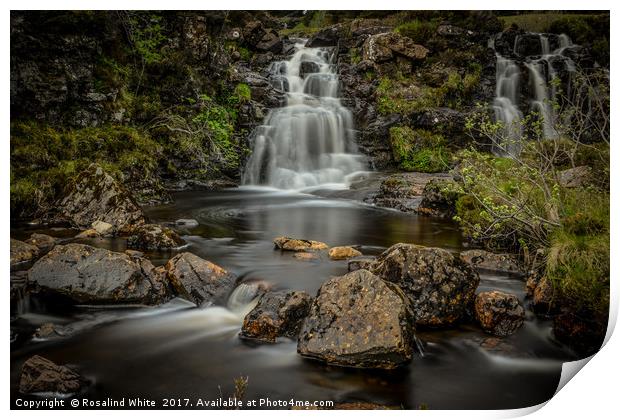 Waterfall at Fairy Pools, Isle of Skye Print by Rosalind White