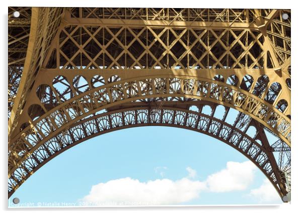 Eiffel Tower  Acrylic by Natalie Henry
