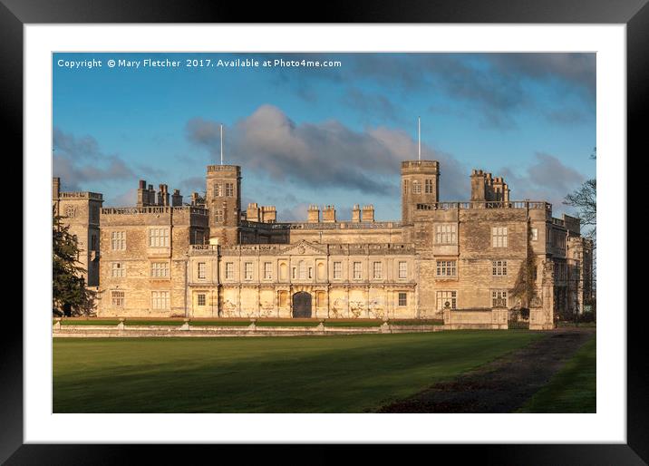 Castle Ashby House Framed Mounted Print by Mary Fletcher