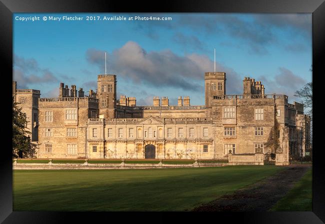 Castle Ashby House Framed Print by Mary Fletcher