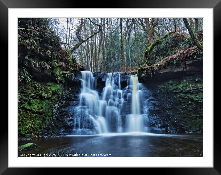 Early Morning At Goitstock Framed Mounted Print by Nigel Auty