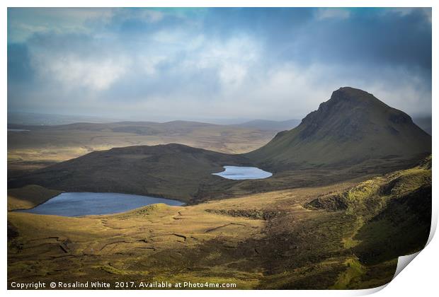 View from the Quiraing, Isle of Skye Print by Rosalind White