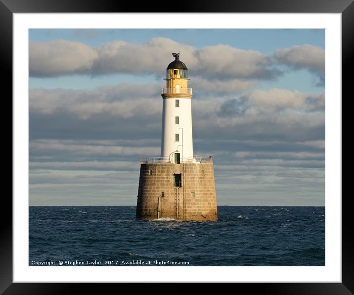 Rattray Head Lighthouse 4x3 Framed Mounted Print by Stephen Taylor