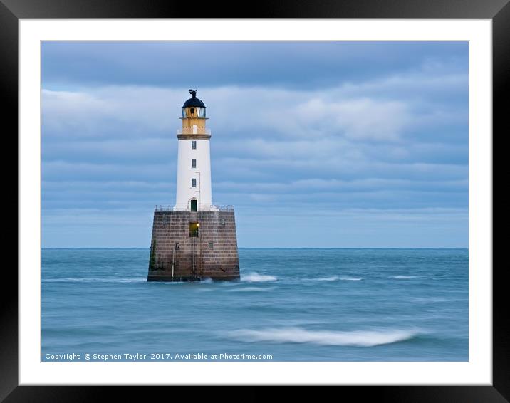 Rattray Head Lighthouse 5x4 Framed Mounted Print by Stephen Taylor