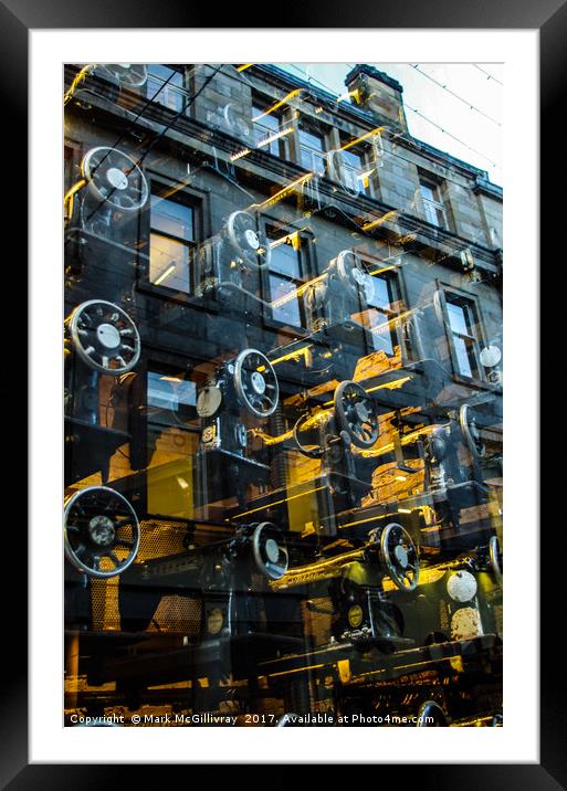 Tenements and Sewing Machines Framed Mounted Print by Mark McGillivray