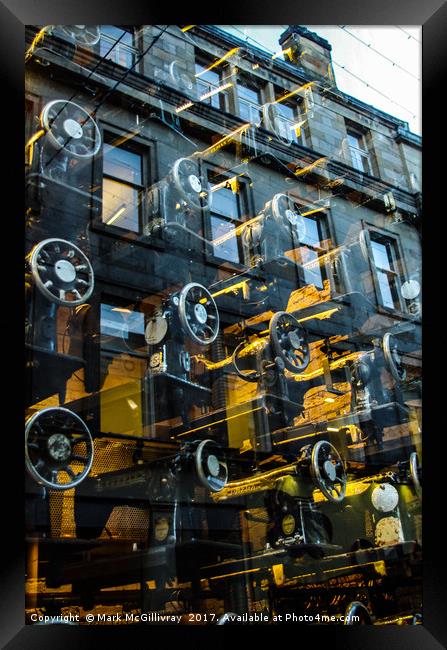 Tenements and Sewing Machines Framed Print by Mark McGillivray