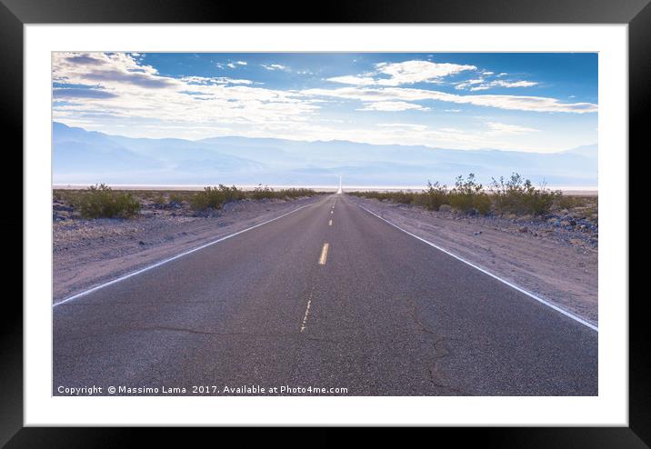 Death Valley,  California, USA Framed Mounted Print by Massimo Lama