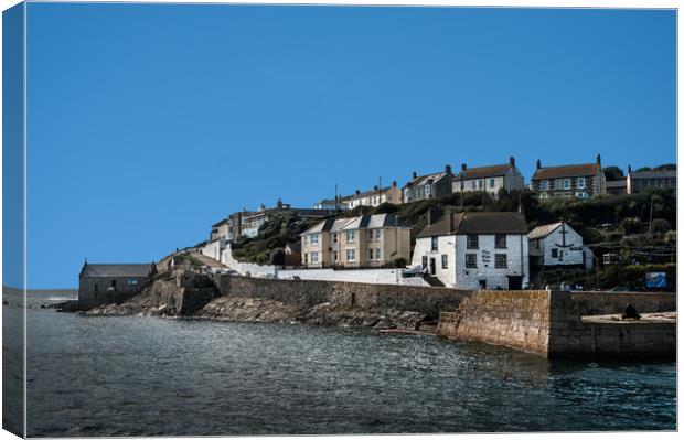 Ship Inn at Porthleven Canvas Print by Linda Cooke