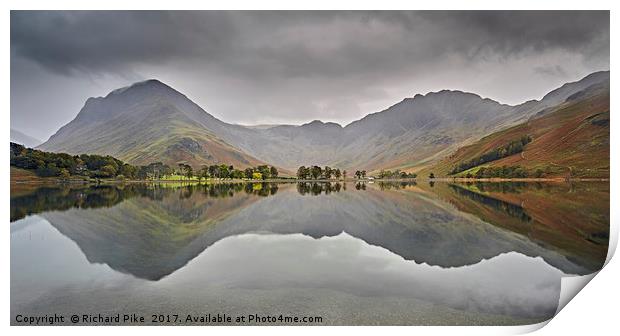 Buttermere Reflections Print by Richard Pike