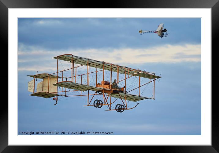 Those magnificent men in their flying machines Framed Mounted Print by Richard Pike