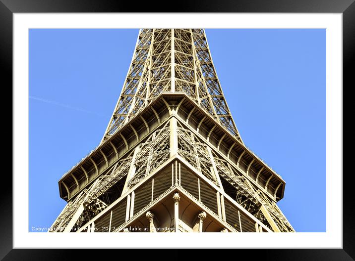 The Eiffel Tower  Framed Mounted Print by Natalie Henry