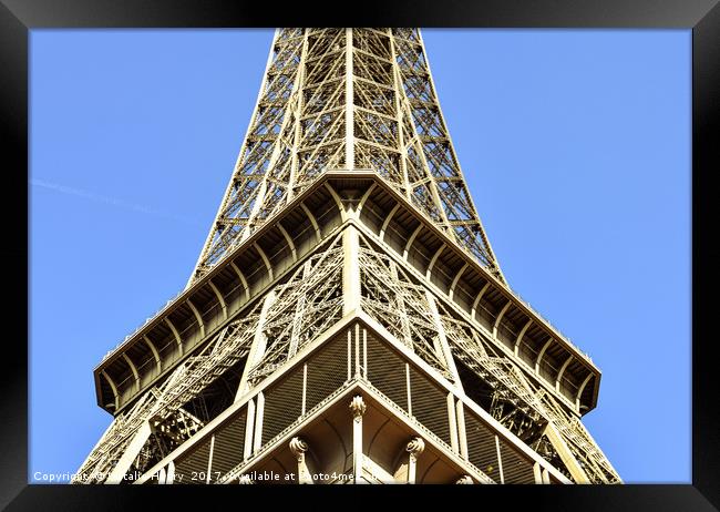 The Eiffel Tower  Framed Print by Natalie Henry