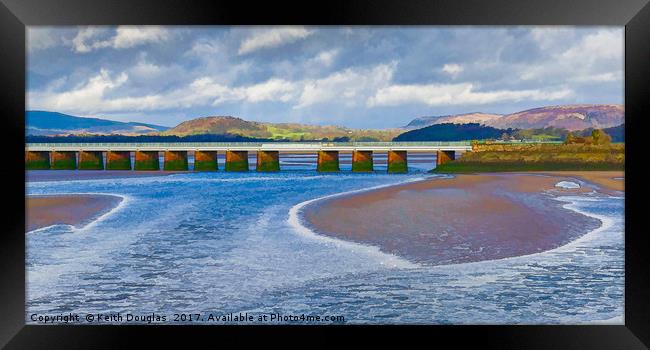 The Tide Rushes In Framed Print by Keith Douglas