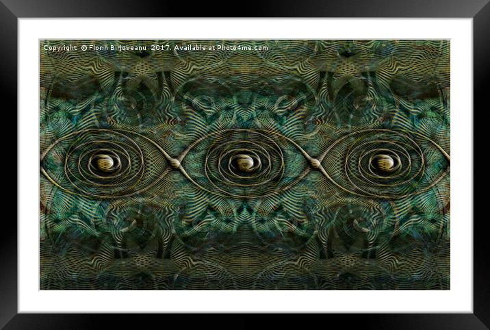 Effect Note Framed Mounted Print by Florin Birjoveanu
