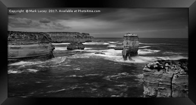 Land and Sea Framed Print by Mark Lucey