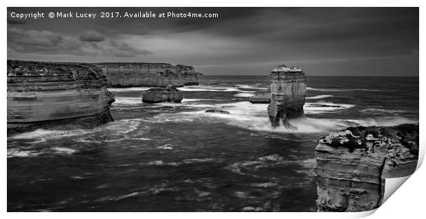 Land and Sea Print by Mark Lucey