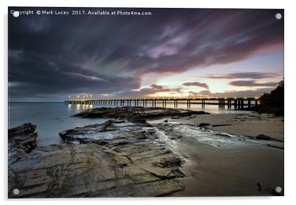 The Pier @ Lorne Acrylic by Mark Lucey