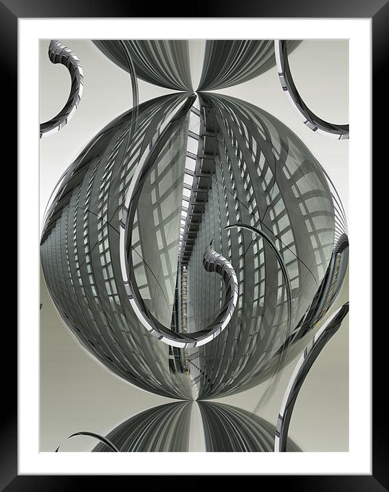 cocoon world Framed Mounted Print by Heather Newton