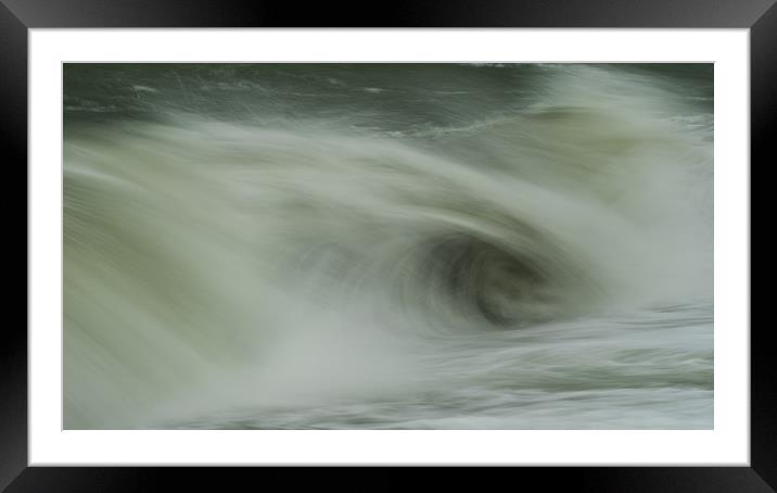 Wave in slow motion Framed Mounted Print by Sue MacCallum- Stewart