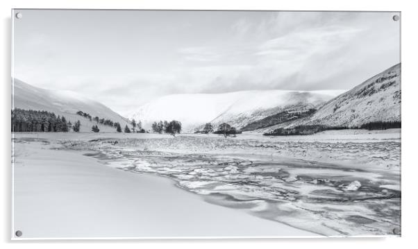 Findhorn Valley 2 Acrylic by Sue MacCallum- Stewart