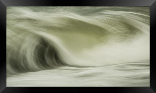 Wave in Motion 2 Framed Print by Sue MacCallum- Stewart